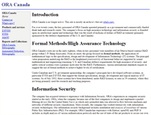 Tablet Screenshot of oracanada.com